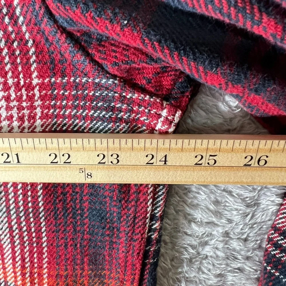Tommy Hilfiger Men's Cotton Flannel Untucked‎ Overshirt Warm Layer L